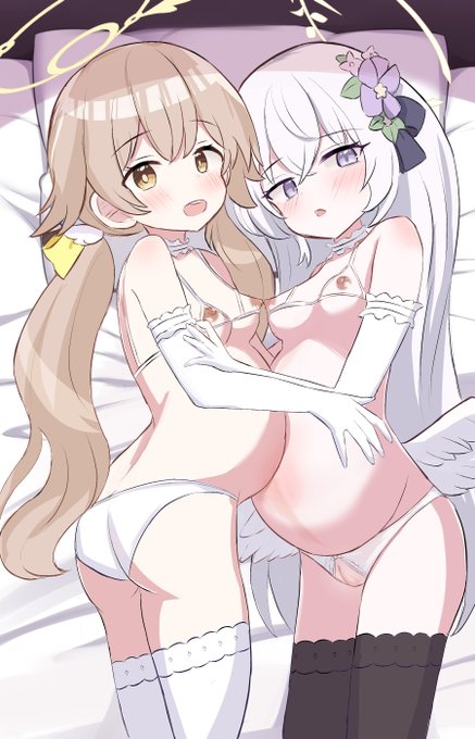 ボテ腹ヒフミとアズサです!ヒフアズは…良いぞ! 