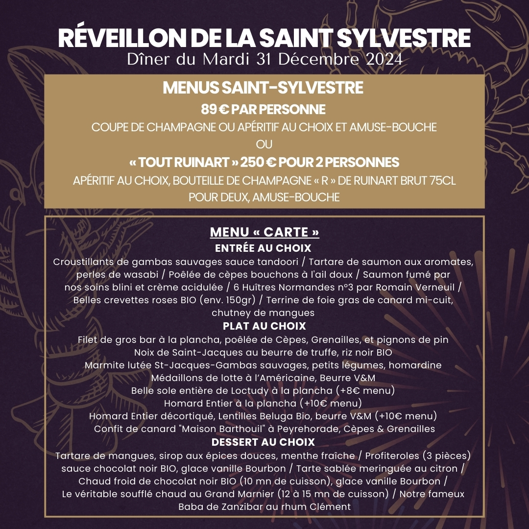 EtMaree's tweet photo. LES #FÊTES DE FIN D’ANNÉE AVEC #VinEtMarée✨🎄
Plongez dans une croisière festive pour célébrer #Noël et le #NouvelAn ! Découvrez nos menus spécialement conçus pour sublimer ces moments précieux de fin d’année !
🎉 Réservez pour un festin de fêtes : https://t.co/u9NtfDlWoL https://t.co/wLNXpZbucd