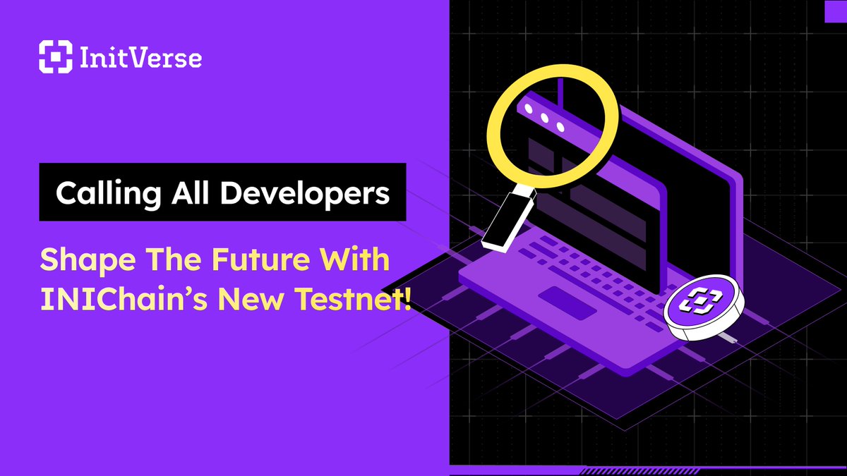 🌐 Developer community matters! Our new testnet will be live soon, and we’re inviting developers to shape the future of Web3 on INIChain. Ready to build and explore? Stay tuned for the next testnet launch and our GitBook release, coming soon! 🚀 
#miningreward #NewAlgorithm