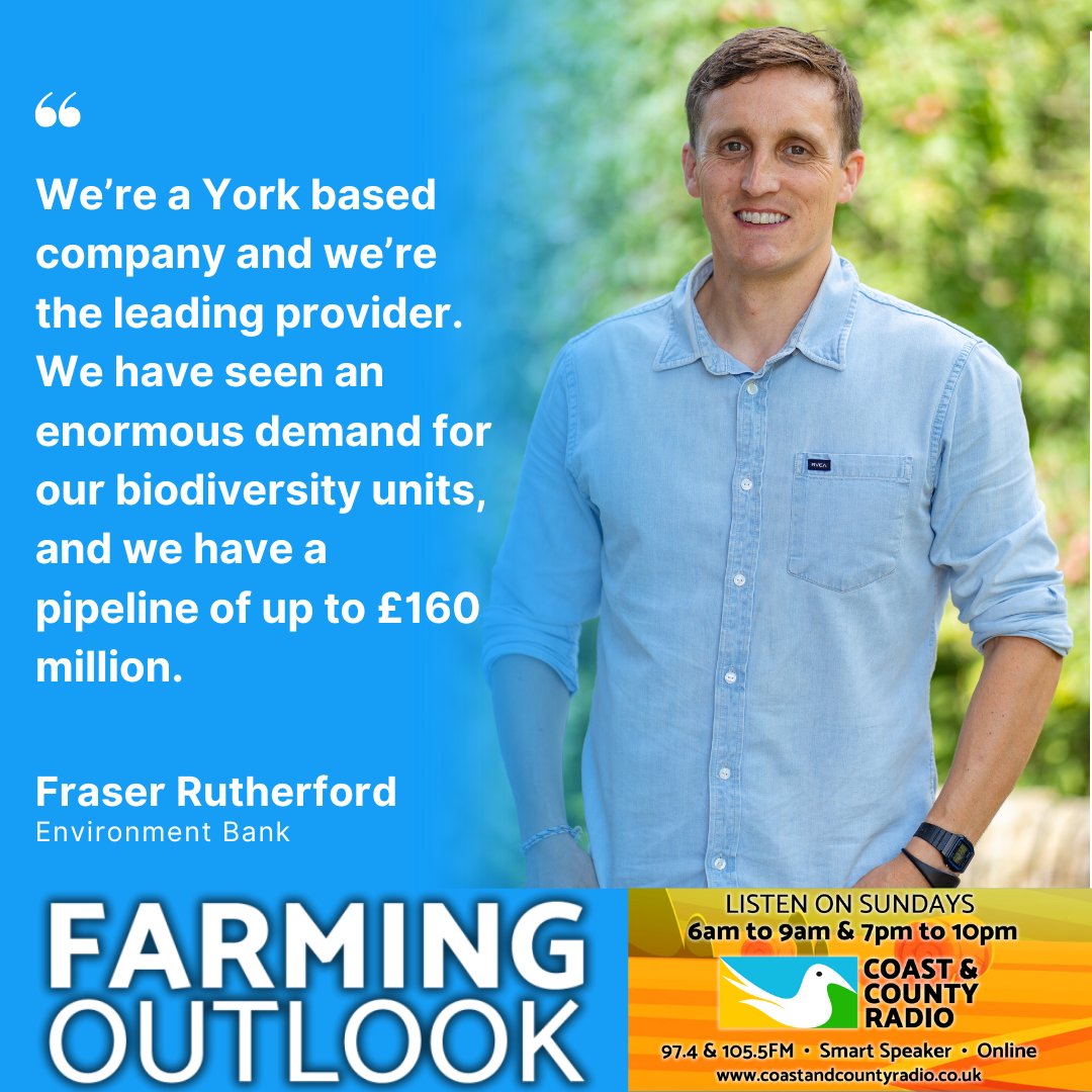 Helping farmers turn land into spaces for nature 🐦🍃

York-based company <a href="/EnvironmentBank/">Environment Bank</a> is the leading provider of off-site biodiversity units for developers.  

Farming Outlook spoke to Fraser Rutherford about how it works and more in this episode: 

eu1.hubs.ly/H0f7jBb0