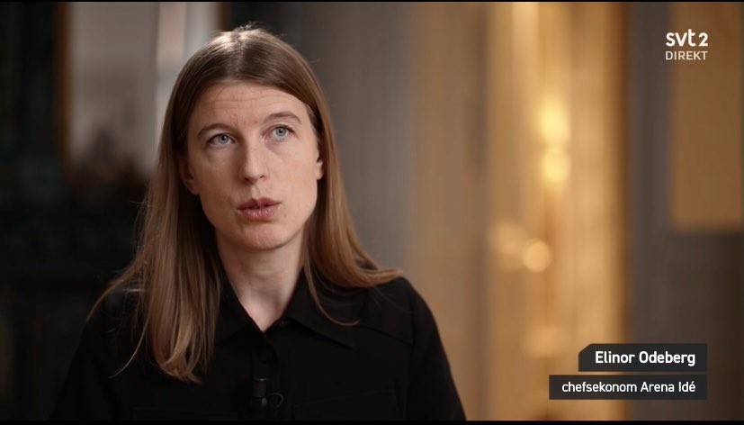 Medverkade i SVT Agenda om behovet av ökad statlig lånefinansiering till samhällsviktiga investeringar.

Det främjar inte tillväxt att skattefinansiera tillfälliga investeringar när vi har en hög arbetslöshet, låg statsskuld och resursbehov i välfärden.

svtplay.se/video/erQdB1G/…