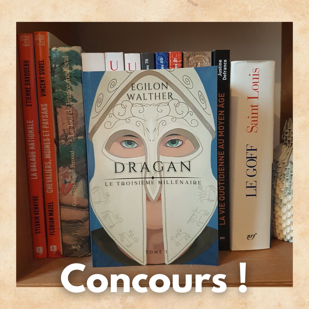 #CONCOURS  

Egilon Walther vient de sortir son roman "Le Troisième Millénaire", et je vous fait gagner un exemplaire, plus d'infos ci-dessous !  

Pour participer :  
- liker ce post 
- follow <a href="/pmedievistes/">Passion Médiévistes</a> 
- commenter en identifiant quelqu'un 

Tirage au sort le 16/12 à 12h !