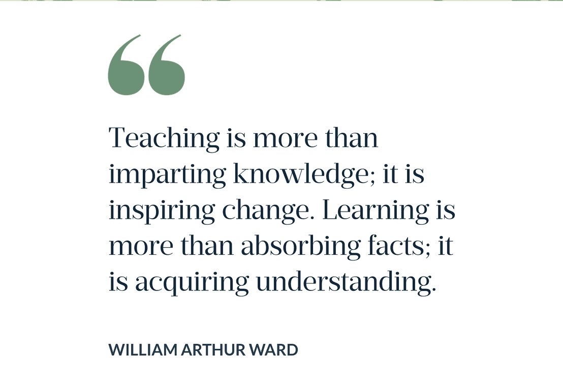 Principal_H's tweet photo. Teaching is more than imparting knowledge; it is inspiring change. 

Learning is more than absorbing facts; it is acquiring understanding.

#education #teachers #leadership #sped #autism https://t.co/vQ9kKarzsz