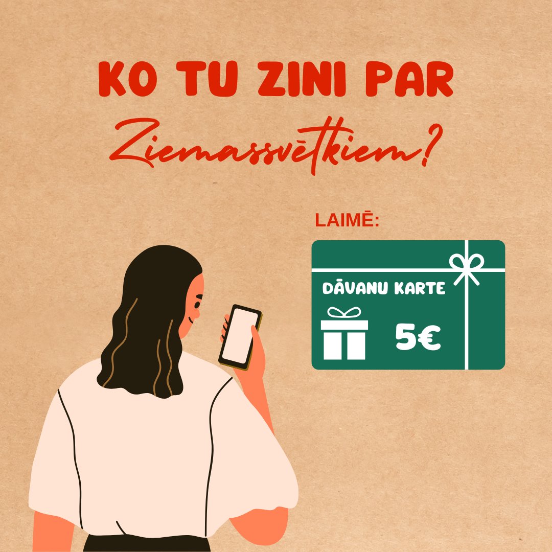 AtlantsLv's tweet photo. Dodies uz mūsu Instagram story un noskaidro, cik daudz zini par Ziemassvētkiem, un pats labākais - kādam būs iespēja saņemt agro Ziemassvētku dāvanu - laimēt https://t.co/G7qxlNpSED dāvanu karti. 🤩

#konkurss #Ziemassvētki #adventeskalendārs #piedalies #atlantslv https://t.co/mb1U8zm1bL