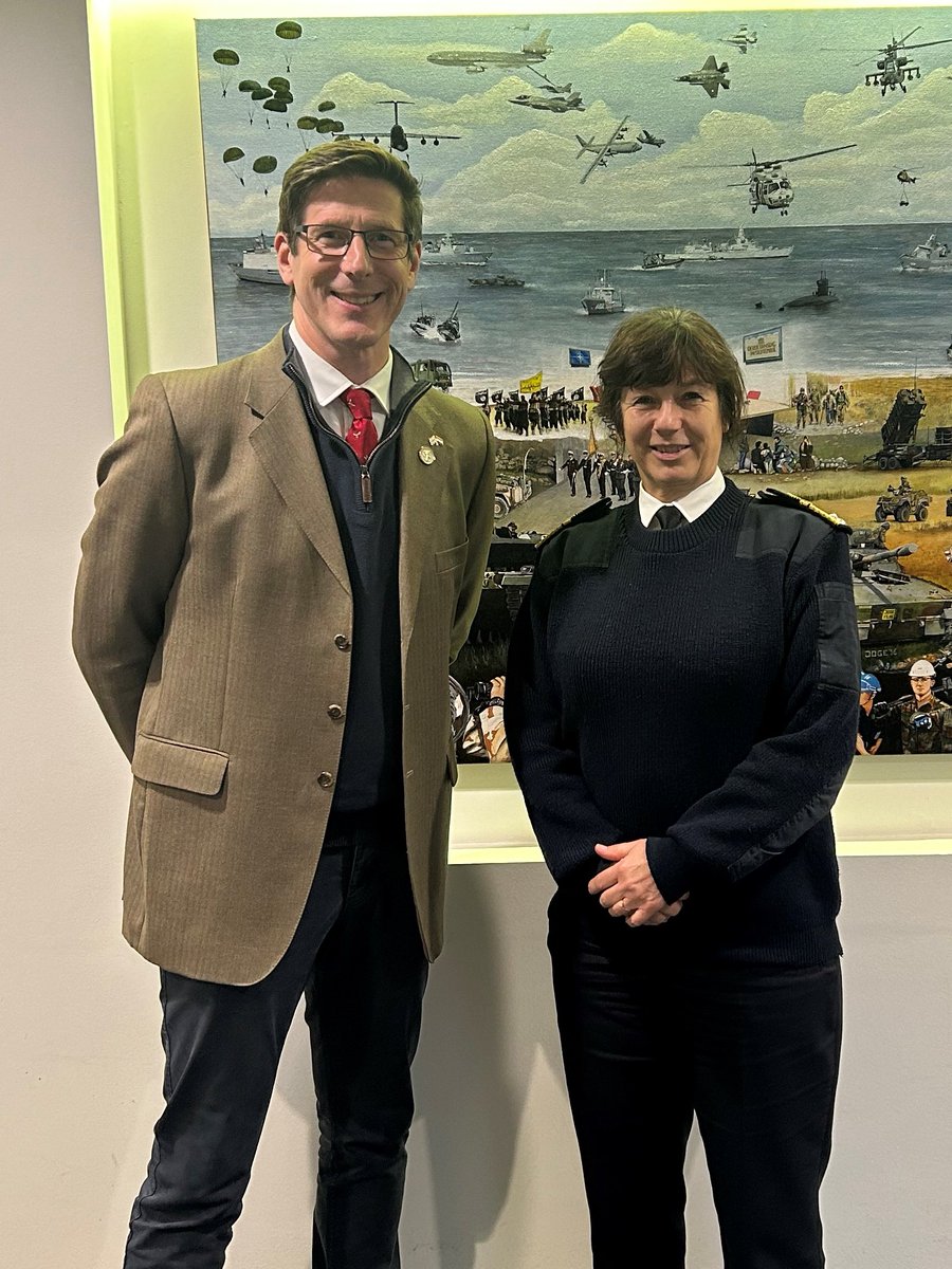 UK’s Standing Joint Force HQ (@sjfhq_uk) on Twitter photo Earlier this month SJFC Maj Gen Bateman CBE visited The Hague to meet with colleagues from <a href="/Defensie/">Ministerie van Defensie</a> to discuss the <a href="/JEFnations/">The Joint Expeditionary Force (JEF)</a> immediate operational future and gain insights into Dutch defence 🇳🇱
The visit included productive meetings with Ms. Laurien Sillevis and RAdm Morang🤝 Earlier this month SJFC Maj Gen Bateman CBE visited The Hague to meet with colleagues from <a href="/Defensie/">Ministerie van Defensie</a> to discuss the <a href="/JEFnations/">The Joint Expeditionary Force (JEF)</a> immediate operational future and gain insights into Dutch defence 🇳🇱
The visit included productive meetings with Ms. Laurien Sillevis and RAdm Morang🤝