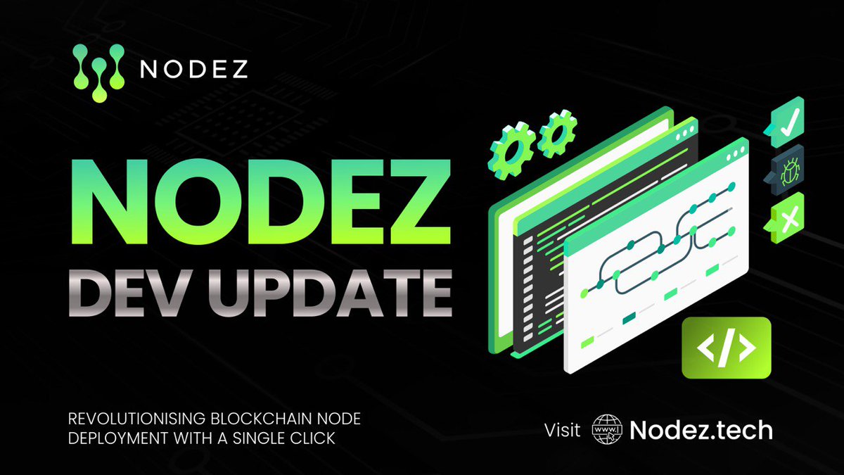Nodeztech's tweet image. Nodez.tech update: A quick recap of what we have accomplished on #Nodez 👇 

1. Updated payment method to copperx.
2. ⁠Implmeneted a new payments flow, for more robust transaction tracking.
3. ⁠Updated email login and confirmation flow of the app dashboard.
4.…