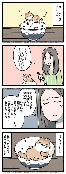 ねことわざ(4/5)
ねこまんま
猫に小判 