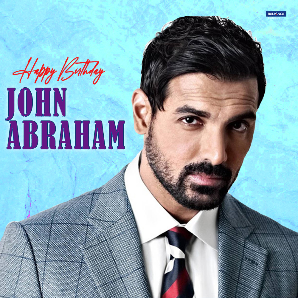 RelianceEnt's tweet photo. A fitness freak, versatile actor and a symbol of humility. Wishing @TheJohnAbraham a very Happy Birthday.
#HappyBirthdayJohnAbraham #TaxiNo9211 #Baabul #IMeAurMain https://t.co/Q4XXkj9Zgn