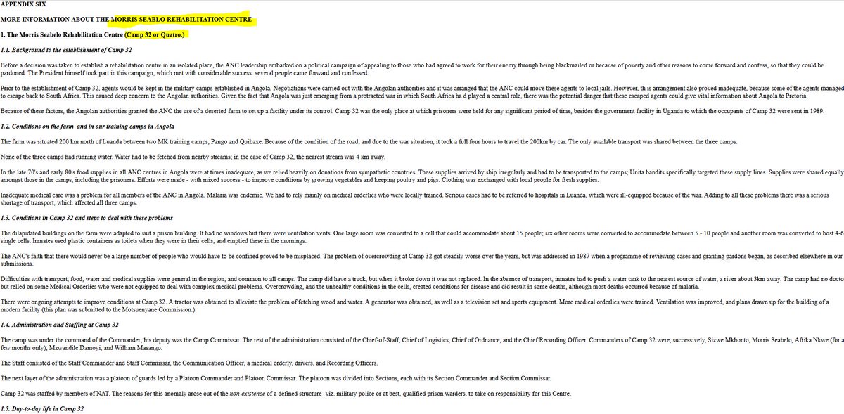 HughShoNuff's tweet photo. @Bronx_wrangler @Sinawo_Thambo Well, again you are ill-informed. ANC made multiple submissions to the TRC, as well as setting up it's own internal inquiry already in 1984, the Stuart Commission, where many of these atrocities were investigated. Stop spreading misinformation, everyone can easily look it up. https://t.co/IIbxP2Xy6f