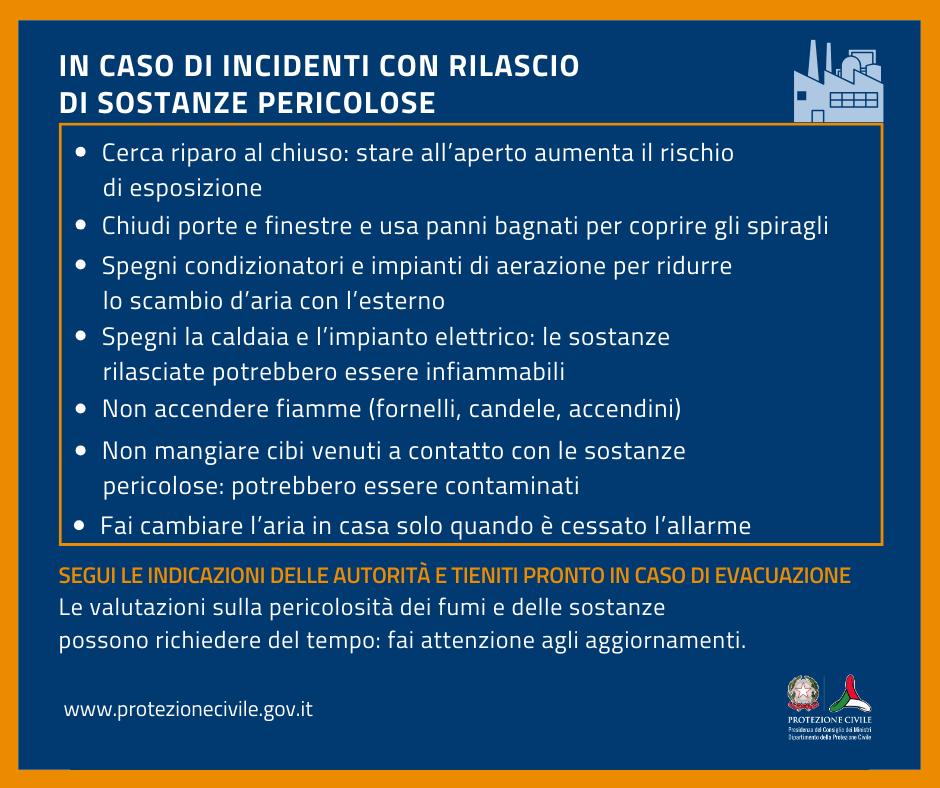 DPCgov's tweet photo. 🔴 Incidente industriale a #Calenzano (prov. Firenze)🔴
Se sei in zona ecco cosa fare e cosa NON fare 👇 https://t.co/qVeIyuBsTF