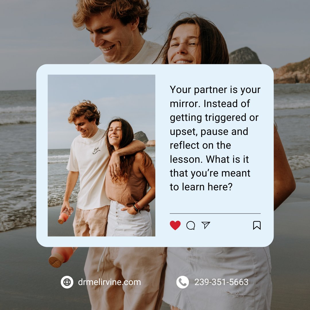 drmelirvine's tweet photo. When something triggers you in your relationship, instead of reacting, take a moment to pause.

What lesson are you meant to learn from this? 🤔

👉 Sometimes, how we respond to our partner reveals things we need to work on ourselves, whether it's patience, communication, or understanding.

So next time you feel upset, reflect: What is this teaching me? 💕

#drmelirvine #relationshipgrowth #selfreflection #lovelessons