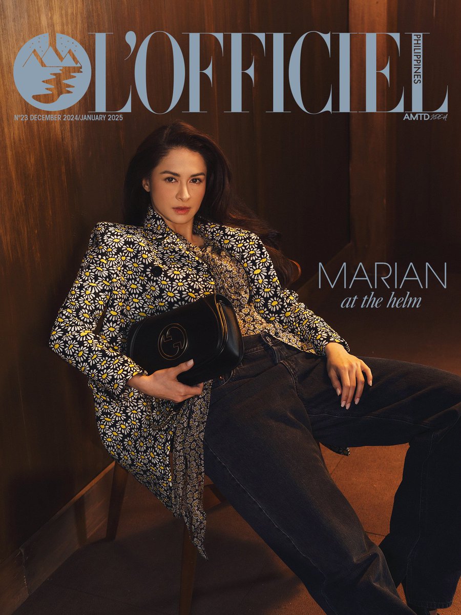 KapusoBuzz's tweet photo. LOOK | Kapuso Primetime Queen, 10-time best actress and one of Philippine Box Office Queens #MarianRivera is #LOfficielPhilippines cover artist for the month of December 2024 to January 2025!

Grab your copy now!
#KapusoBuzz 
#KapusoForever https://t.co/lq8MhXvXO6