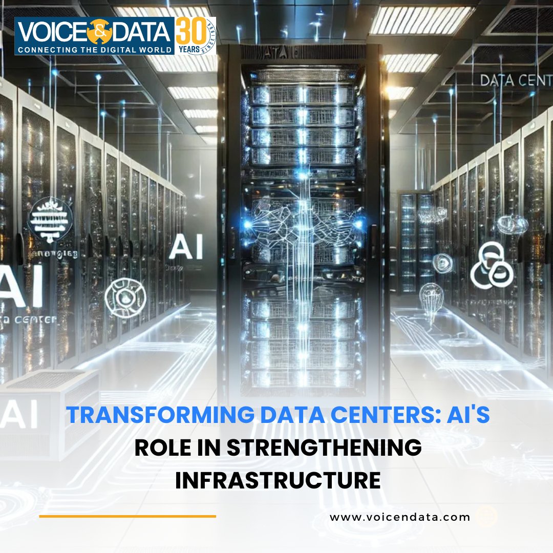 voicendata_'s tweet image. Discover how AI is revolutionizing data centers, enhancing efficiency, and reducing costs. 

Read More:voicendata.com/opinion/buildi…

#DataCenterAI #ArtificialIntelligence #TechInnovation #PredictiveAnalytics #EnergyEfficiency #CyberSecurity