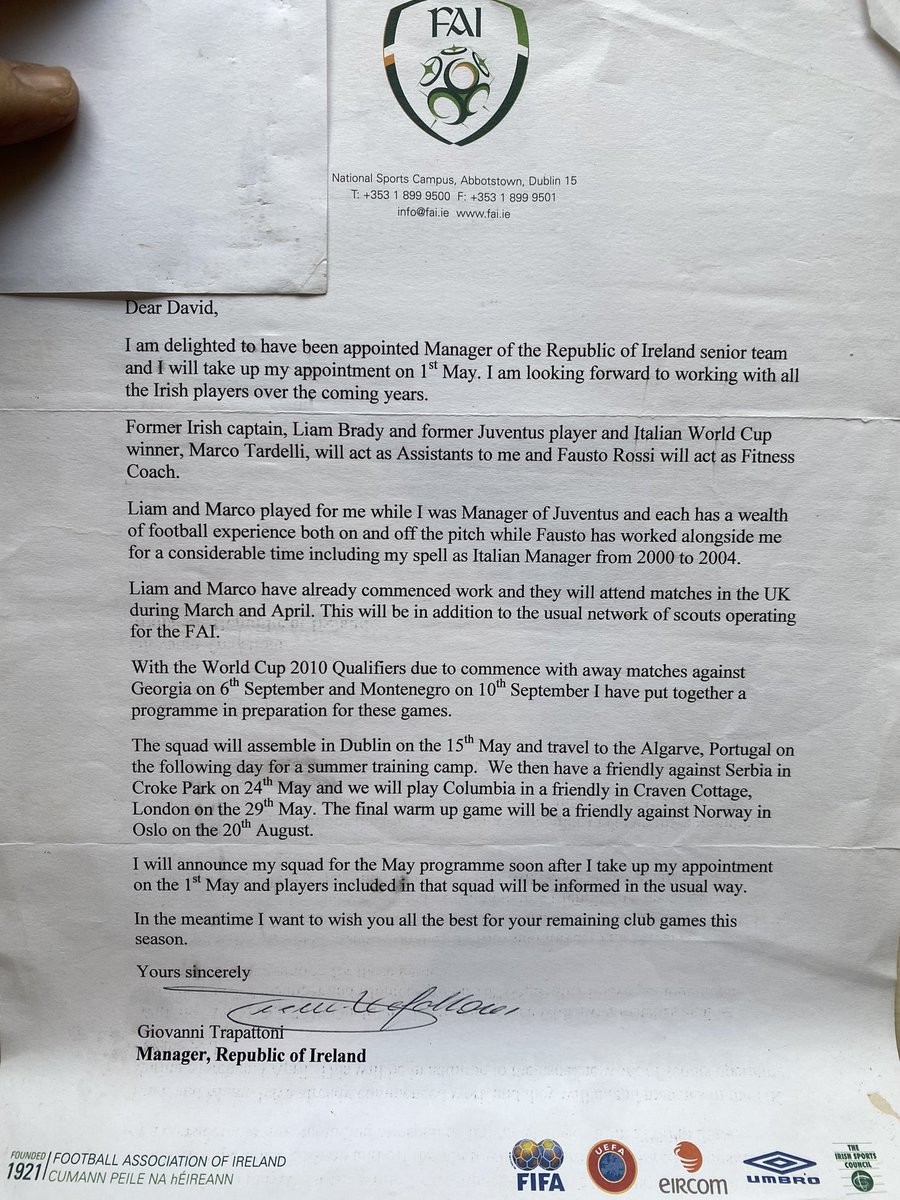 MrDavidConnolly's tweet image. Classy from Giovanni Trapattoni 🇮🇪