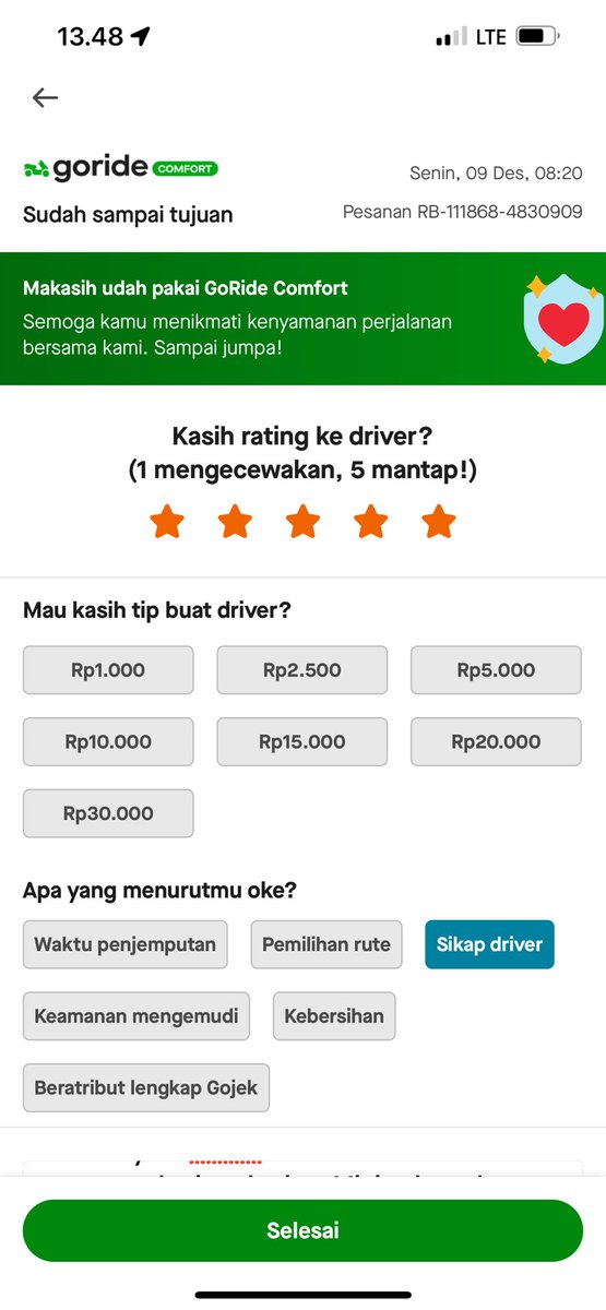PendopoStef's tweet photo. @gojekindonesia 

Dan skrg sya trkendala sdh trlanjur mmberi penilaian bintang 5 pdhl pelayanan minus bintang 1000000. Ga ada attitude, sopan santun minus, ramah boro2, motor tdk ssuai aplikasi, memaksakan kehendak &amp; merasa plg tau jalan. Tlong dibantu tegur ! https://t.co/EzIVjEB6dV