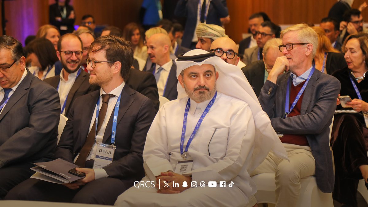 QRCS's tweet photo. #الهلال_الأحمر_القطري ممثلا بسعادة الأمين العام السيد/ فيصل محمد العمادي يشارك في #منتدى_قطر_للوساطة الذي يضم 5 جلسات تتمحور حول تطوير حلول مبتكرة ومستدامة لحل النزاعات وتعزيز الدبلوماسية الإنسانية بما يتماشى مع التحديات المتزايدة.
#DohaForum | #TheInnovationImperative |
