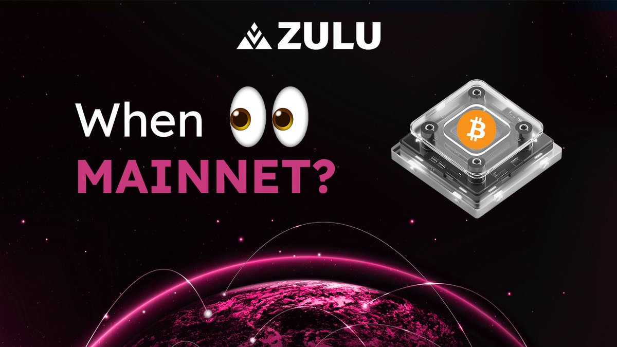 When $ZULU Mainnet???? ⏫👀
The big announcement is imminent!
More details like how to join and airdrop claiming plus much more are coming right at you very soon! 🤏🎇
#whenmainnet