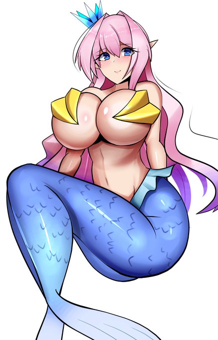 ましろちゃんとよく似たパラレルワールドの人魚姫のシエルちゃんです('ω') 