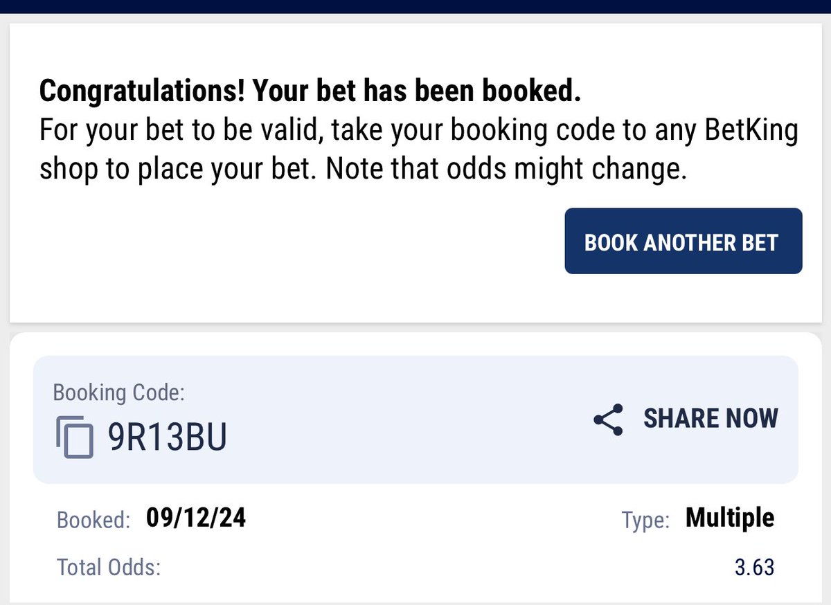 Morayoorr's tweet photo. Play this game on  @BetKingNG

Code 👉 9R13BU

You don’t have Betking? Register using this links below 👇👇👇👇

https://t.co/aksPtru9TL

App downloads 👉 https://t.co/ZadT95FLsy https://t.co/iS0zpyuOZH