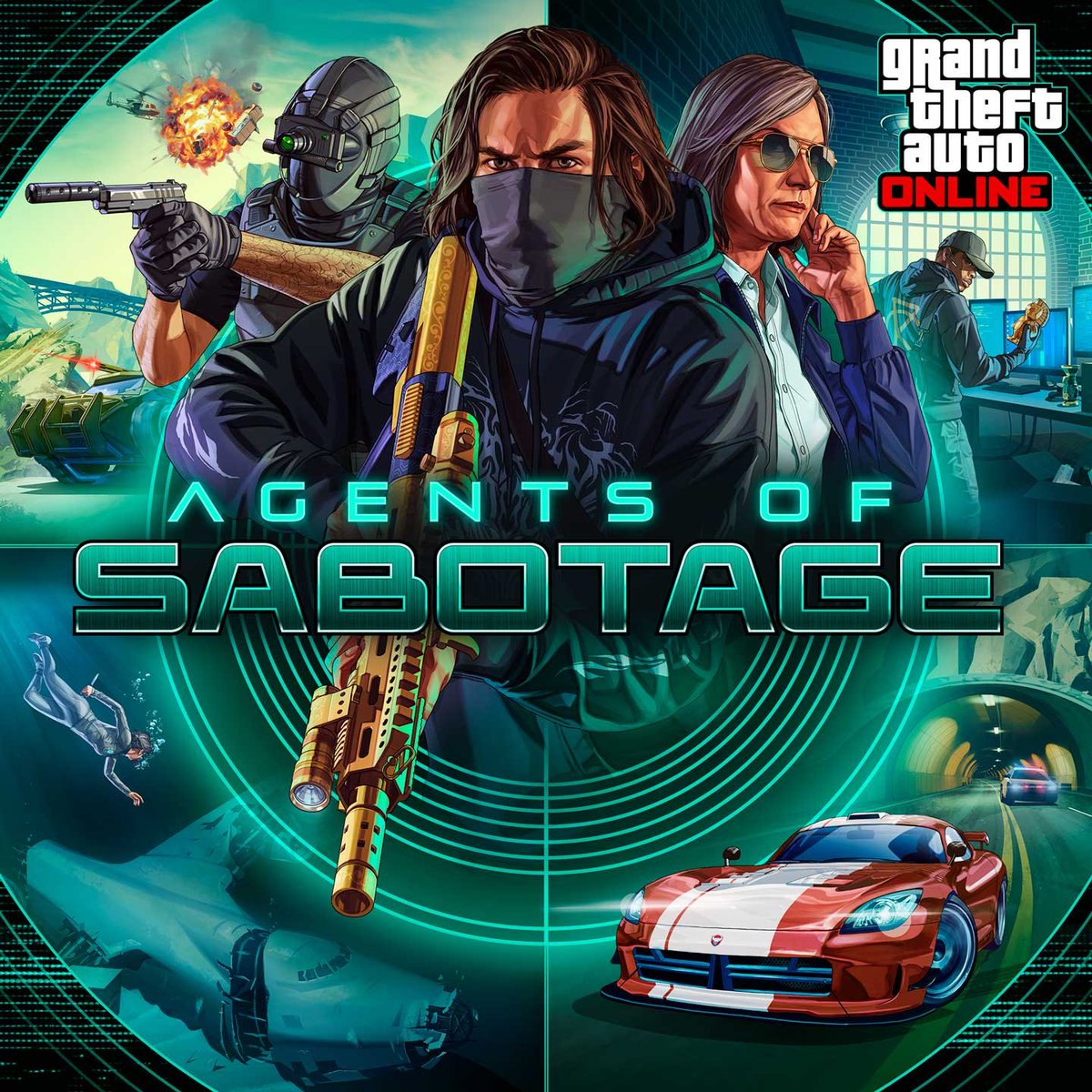 GTAonlineNews's tweet photo. By this time tomorrow, you'll be playing GTA Online Agents of Sabotage! https://t.co/gotSlh3ZKU