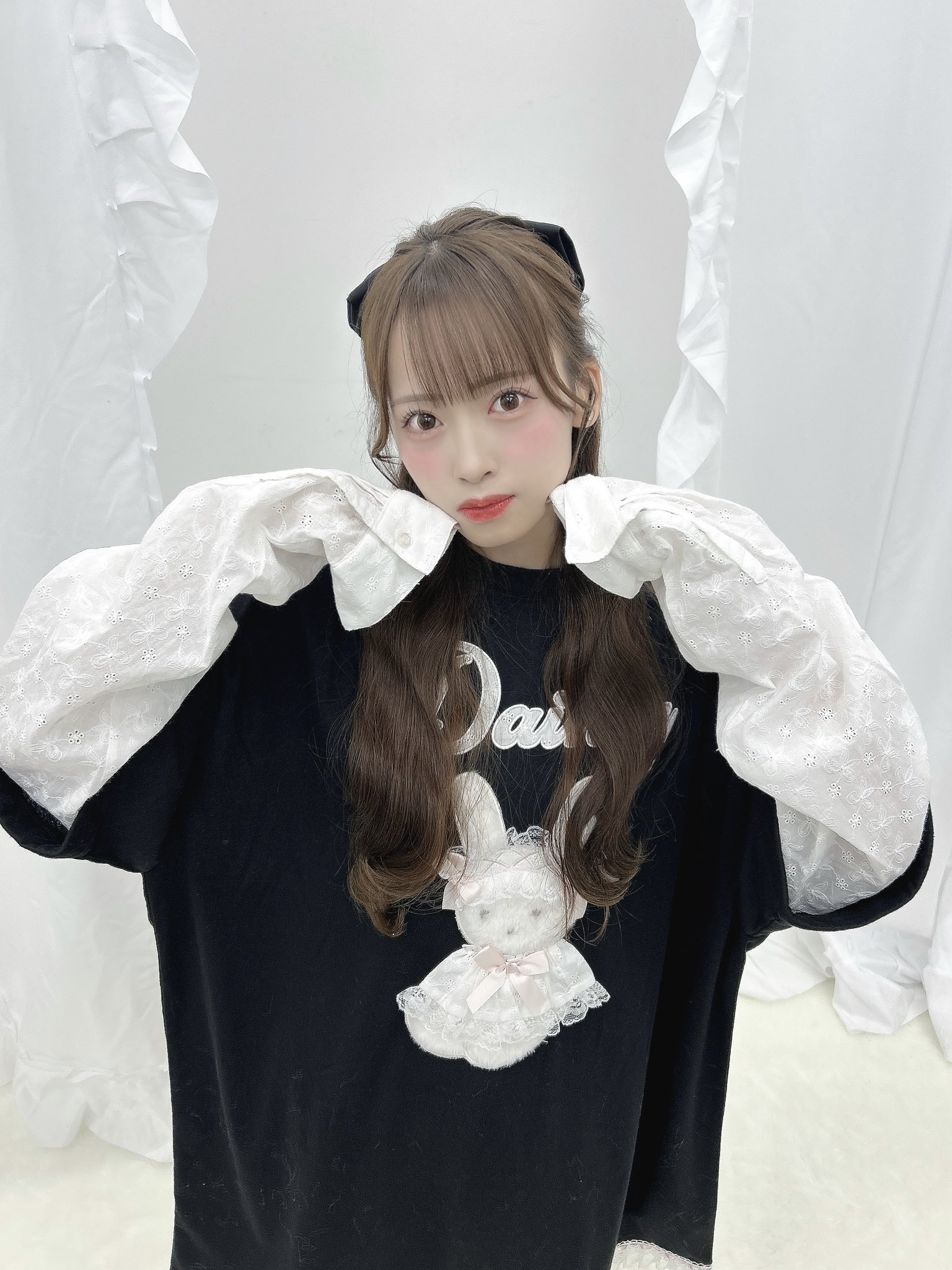 ひな パネルボーダーゆるニット | 小柄・低身長女性向けファッション