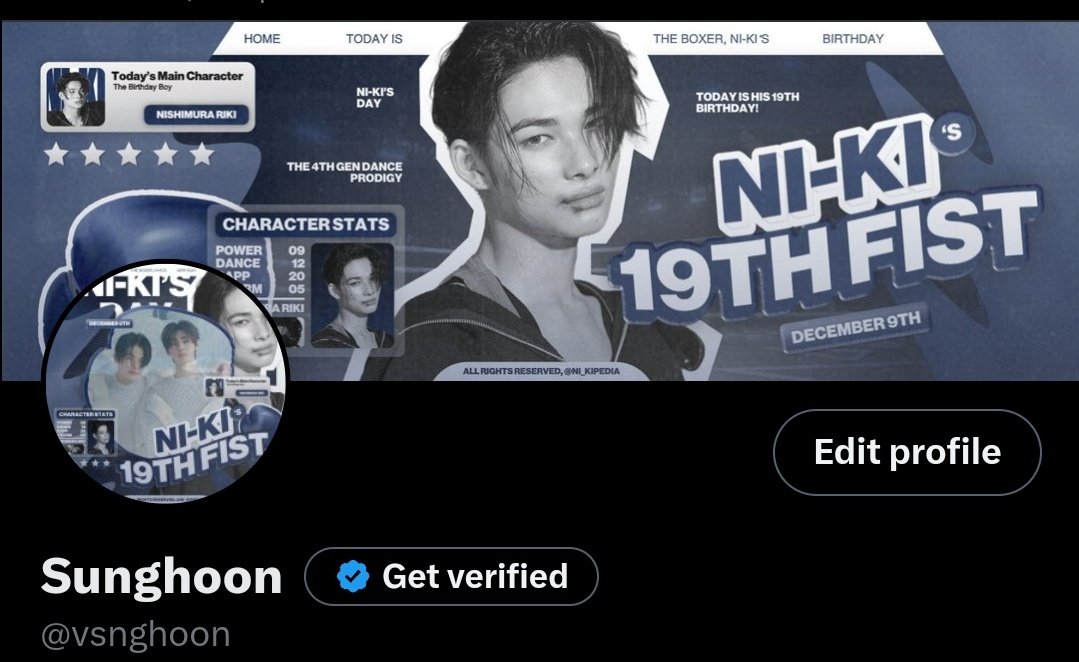 vsnghoon's tweet photo. @NI_KIPEDIA Happy birthday to my youngest brother, Ni-Ki! May your special day be filled with joy and cherished moments. I hope tomorrow brings even greater beauty and endless opportunities to bloom. 
STARS ALIGN FOR NI-KI
#HAPPY_NI_KI_DAY
#OurRe19ningStarNI_KI
#祝ニキ19歳の誕生日 https://t.co/SMIKo7mfr5