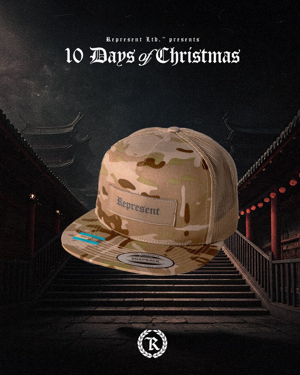 RepresentLTD's tweet photo. 10 DAYS OF CHRISTMAS ๐
Our annual 10 Days of Christmas event is LIVE, 10 days straight of daily drops, deals & giveaways to get you geared up for the holidays!
// https://t.co/12zE0GA40P
#represent
#10daysofxmas
10 DAYS OF XMAS // DAY ONE
MERRY XMAS & HAPPY HOLIDAYS ๐ https://t.co/1Zm03br3Zp