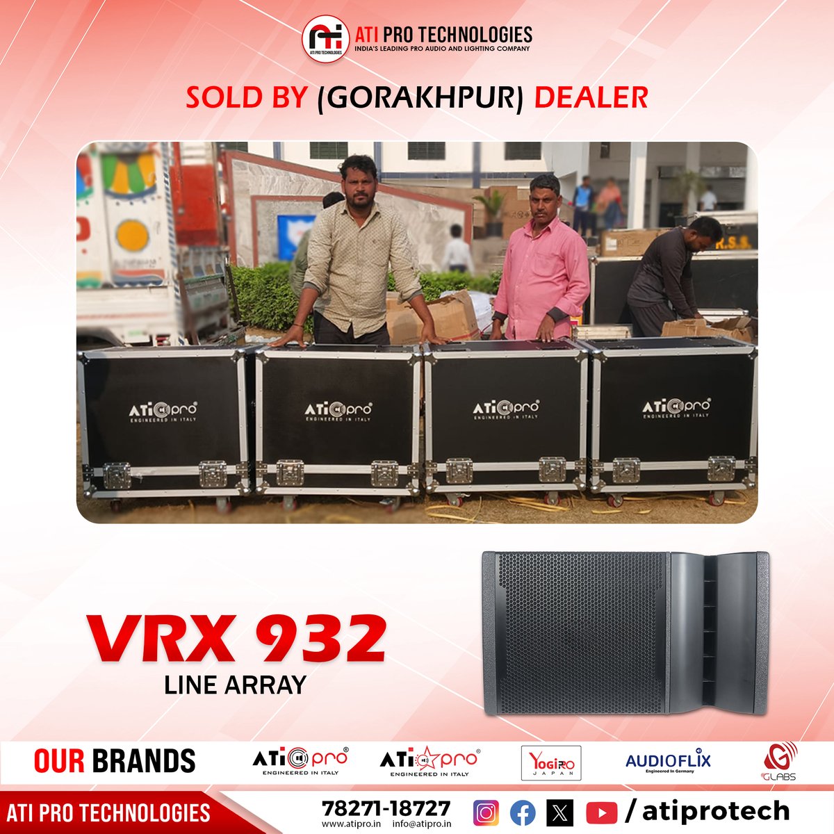 atiprotech's tweet image. Happy customers, happy us. Your trust keeps us motivated to deliver the best. 😊
📞 Call: +91 78271 18727
🌐 Visit: atipro.in
📧Email :- info@atipro.in
#atiprotechnologies #VRX932 #linearraysystem #happycustomer #customerreview #customerfeedback #gorakhpur