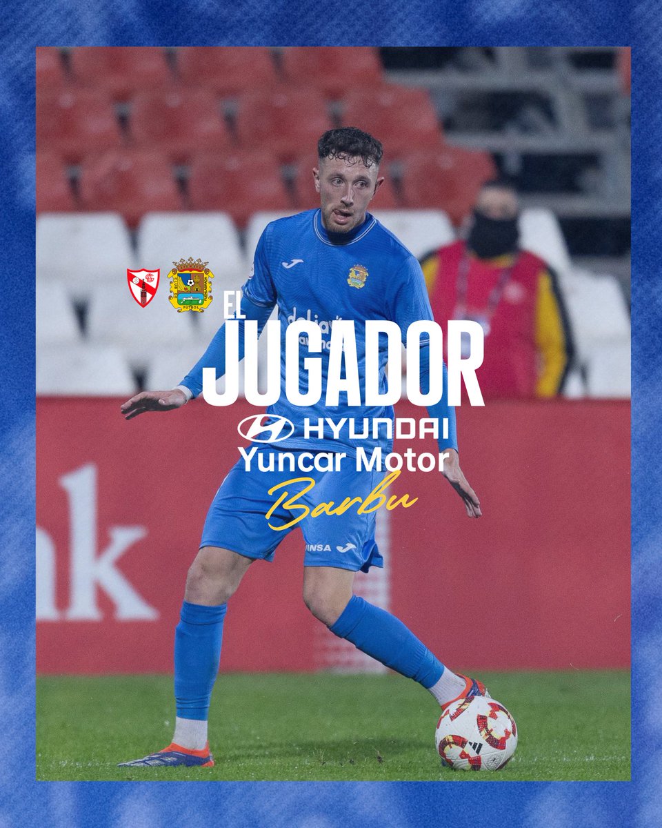 ⭐️ Barbu, #JugadorHyundaiYuncarMotor del #SevillaAtléticoFuenla ⭐️
