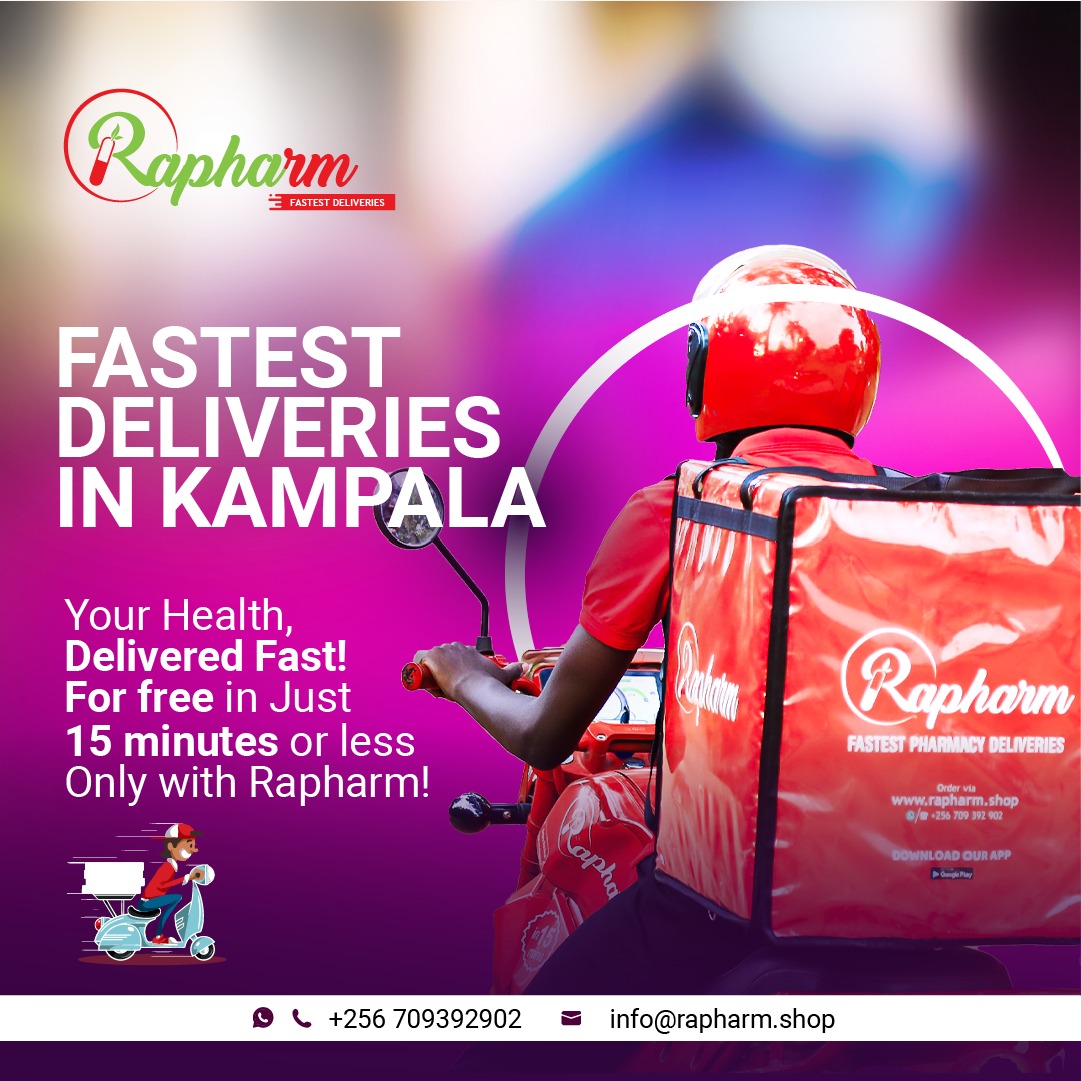 nalugwa_lilian's tweet photo. "💊 Need meds fast? This December, Rapharm delivers in under 15 minutes—FREE of charge!
🚴♂ Fastest deliveries in Kampala, zero delivery fees.
📞 Call us now and experience speed, care, and savings. Call or WhatsApp 0709392902
#FastestDelivery #FreeDelivery #Kampala #Rapharm https://t.co/61JorRxwbD