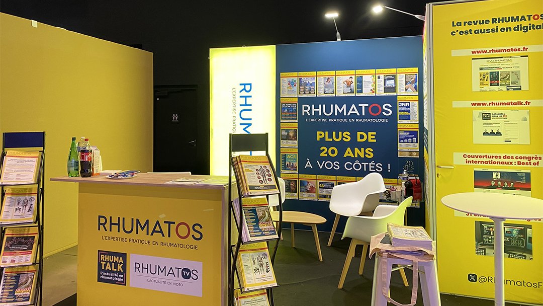 RhumatosFr's tweet photo. La Revue Rhumatos est présente à la #SFR2024 !

Venez échanger avec notre équipe sur place (Stand F02) et découvrez nos offres d'abonnement exclusives ! Nous vous attendons sur notre stand jaune ! https://t.co/FGDm6vQagH