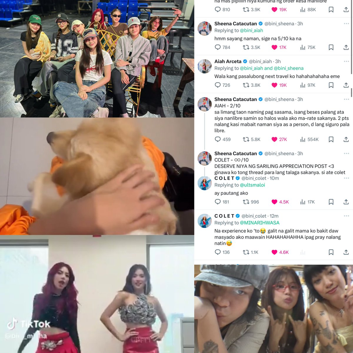 bloomclues's tweet photo. WHAT A MEMORABLE DAY!!!!

- maloi’s new ig story
- gwen’s new ig story
- ot8 pictures 
- sheena’s twitter post (libre/utang)
- members replying to shee’s post
- colet replying to blooms
- mekaya’s last christmas https://t.co/epu6nkJv6W