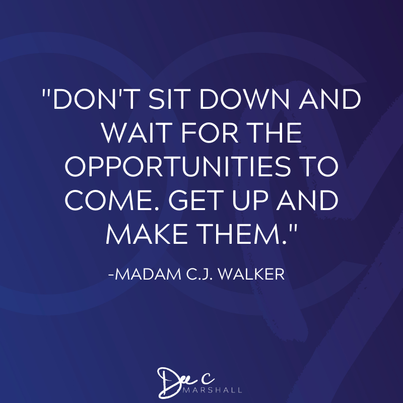 Greatness, you have the option to make your own opportunities and open your own doors! #MorningMotivation