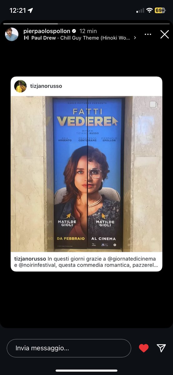 Francy18s's tweet image. #FattiVedere DAL 6 FEBBRAIO AL CINEMA AAAAAAA✨😍 
Non vedo veramente l’ora di guardare @pierspollon sul grande schermo e scoprire cosa ci riserverà il suo personaggio meraviglioso!!!🫶
#Spollondì #Spollonverso #SpollonversoLuniversoPiùMagicoCheCè #PierAlCinema