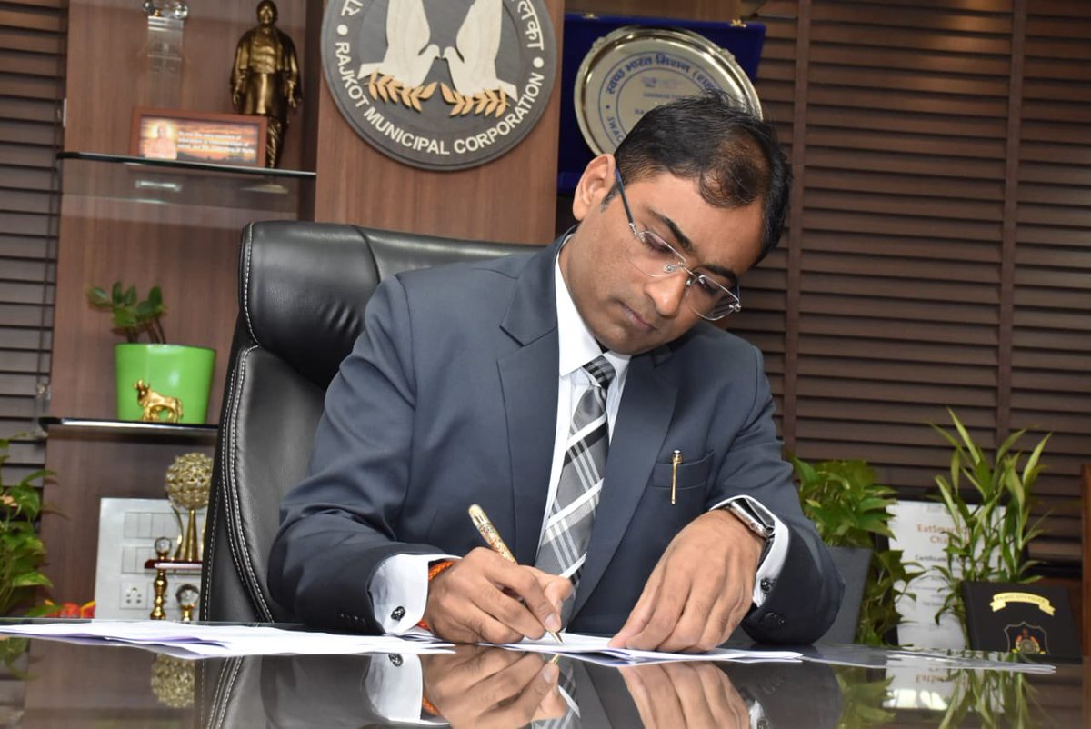 Back to Urban Administration…

Took Charge as Municipal Commissioner, Rajkot…