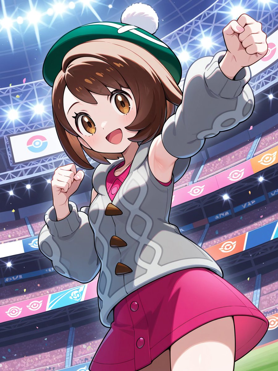 カスミ、ミヅキ、モミ、ユウリの腋(ポケモン) 