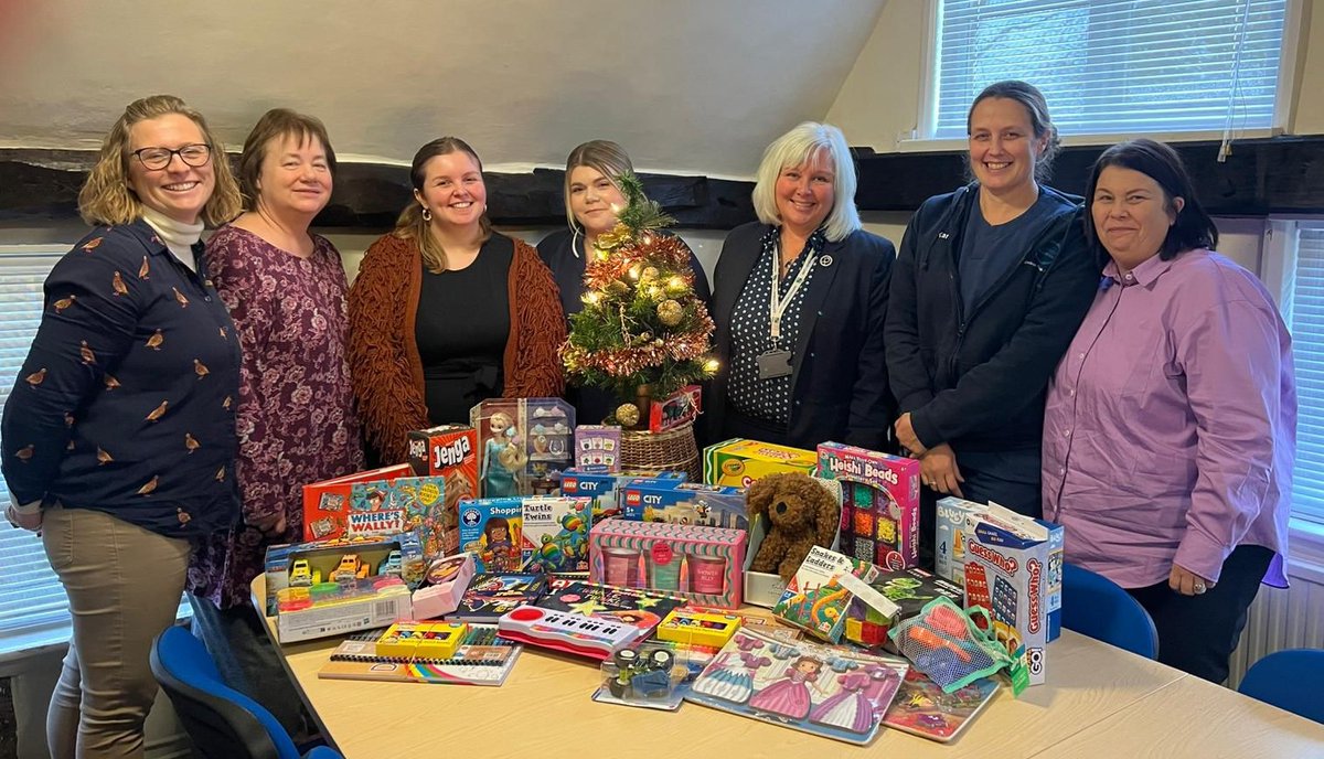 Suffolk Primary Care (@suffolk_pc) on Twitter photo Staff at Debenham, Otley and Grundisburgh have ditched secret Santa in favour collecting for charity this Christmas. The team donated 27 presents to Suffolk County Council's ‘Be Kind to a Kid’ appeal, which asks people to drop new toys off at the library for children in need 🎁 Staff at Debenham, Otley and Grundisburgh have ditched secret Santa in favour collecting for charity this Christmas. The team donated 27 presents to Suffolk County Council's ‘Be Kind to a Kid’ appeal, which asks people to drop new toys off at the library for children in need 🎁