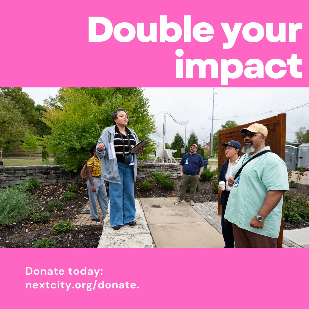 Support media that matters! Next City connects people, places, and solutions to tackle inequality in our cities. Your donation will be matched—$1 becomes $2. Let’s build a better future for cities. Double your impact today: nextcity.org/donate?utm_med…