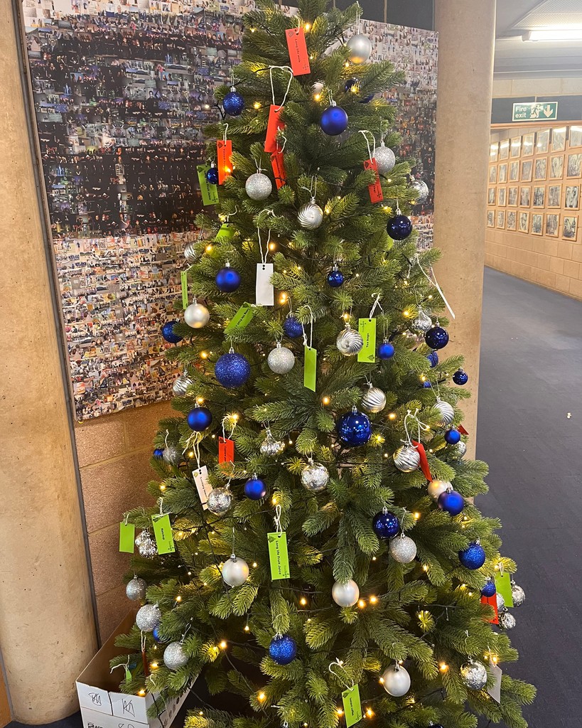 dphs's tweet photo. Have you taken a tag from our gift giving tree yet?
All times can be brought into school so we can deliver them to a local food bank.
#BEgiving
#BEchristmassy https://t.co/EyAQ5ljTg9