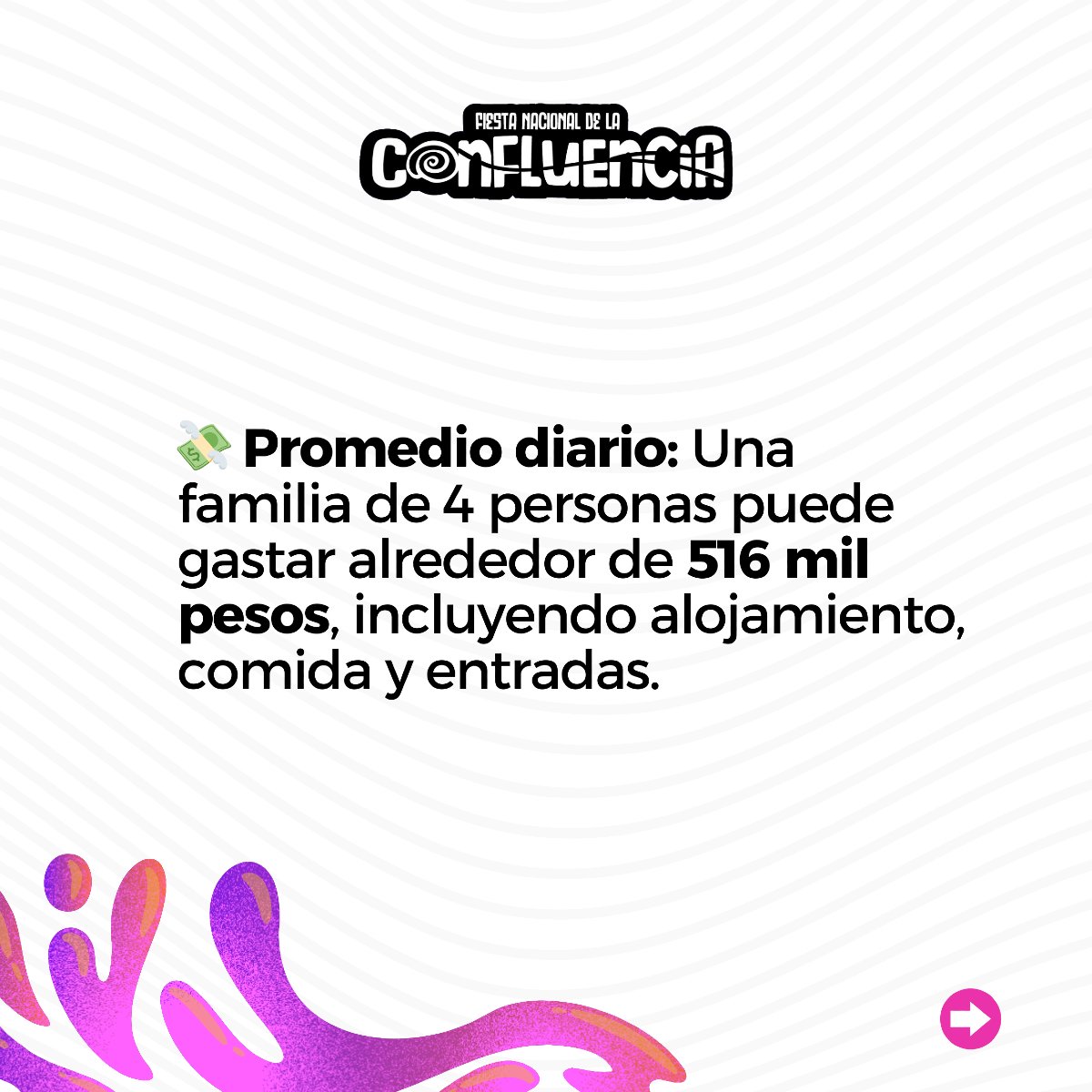 LMNeuquen's tweet photo. 🎶🌟 ¡La Fiesta Nacional de la Confluencia (#FDLC2025) ya está a la vuelta de la esquina!
🎉 Este febrero, #Neuquén se llena de música, turismo y una gran oferta de artistas nacionales.
🤔 ¿Estás pensando en asistir?
Te contamos cuánto podrías gastar por día, Deslizá ➡️
📌 Toda la información, en un solo lugar.