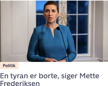 Feeedt at hun er trådt tilbage #dkpol, så blev det alligevel jul i 2024