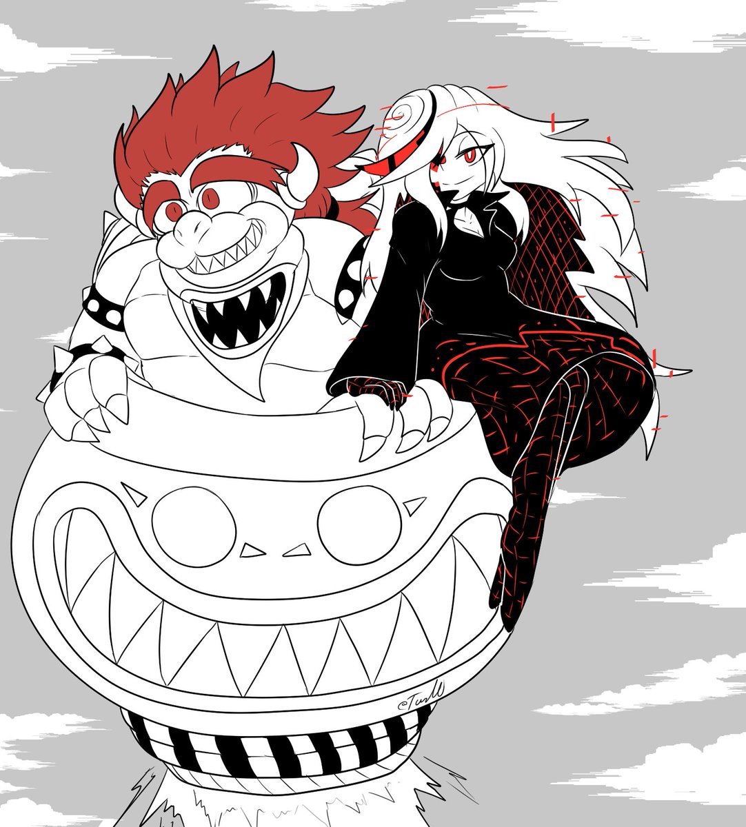 Turb0_Time's tweet photo. Bowser Jr x Sage commission https://t.co/6Yu8ER4Tqf