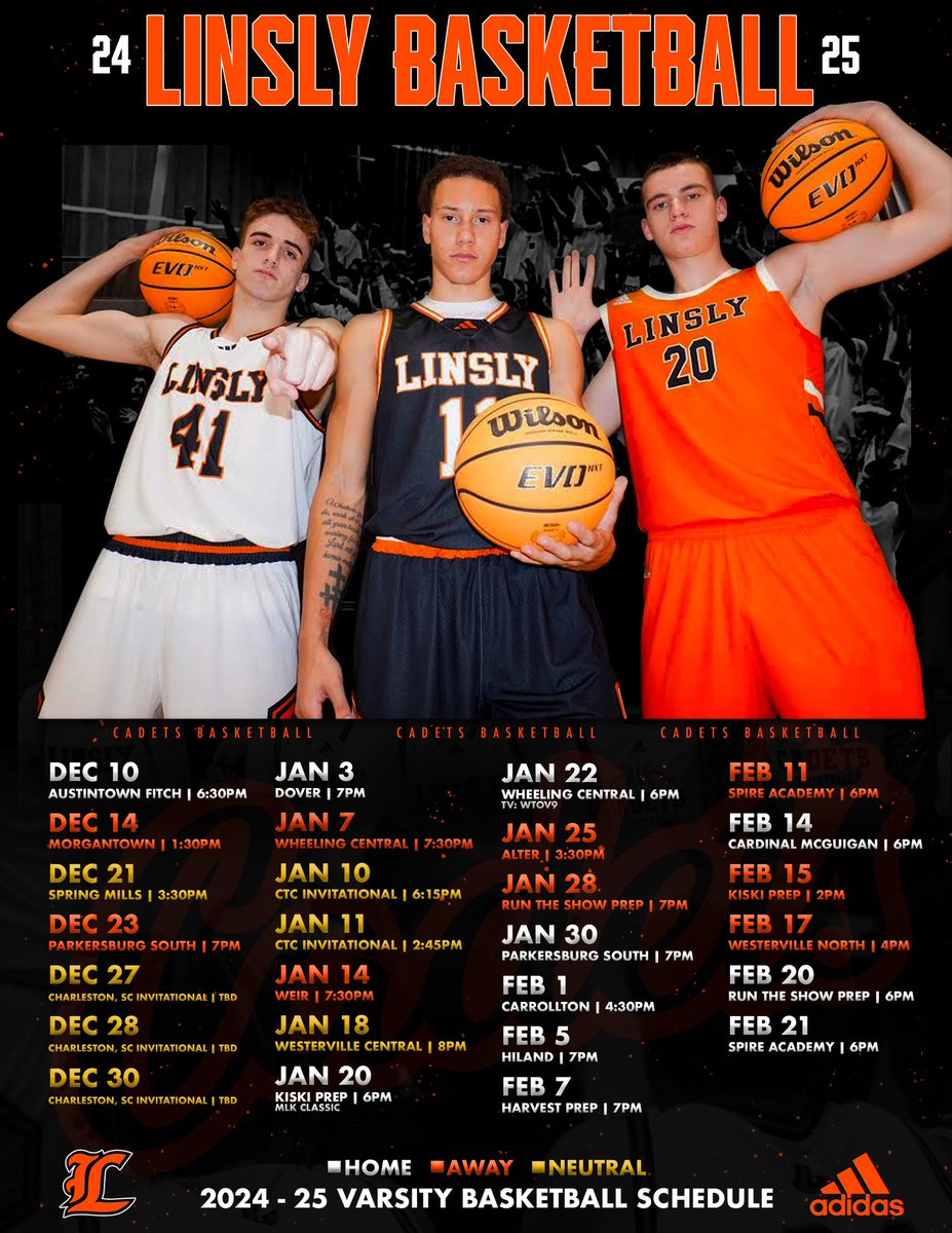 linslymbb's tweet photo. The season is here and we are looking forward to the challenges that lie ahead.  Come support the Cadets &amp; see some really good teams play in the Stifel FH.

Season starts tomorrow night against Austintown Fitch. JV game starts at 5:00 &amp; Varsity at 6:30 https://t.co/HGss1zOHu0