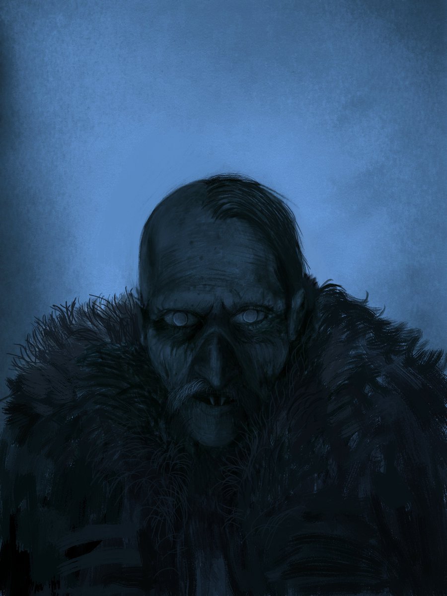Onimvsha's tweet photo. How I imagine count Orlok to look like in new @NosferatuFilm a sketch out of my imagination based on descriptions and the trailer tease. Can't wait to watch it on Jan 2nd!  #Nosferatu #billskarsgard #Orlok https://t.co/uD1uPB65BO