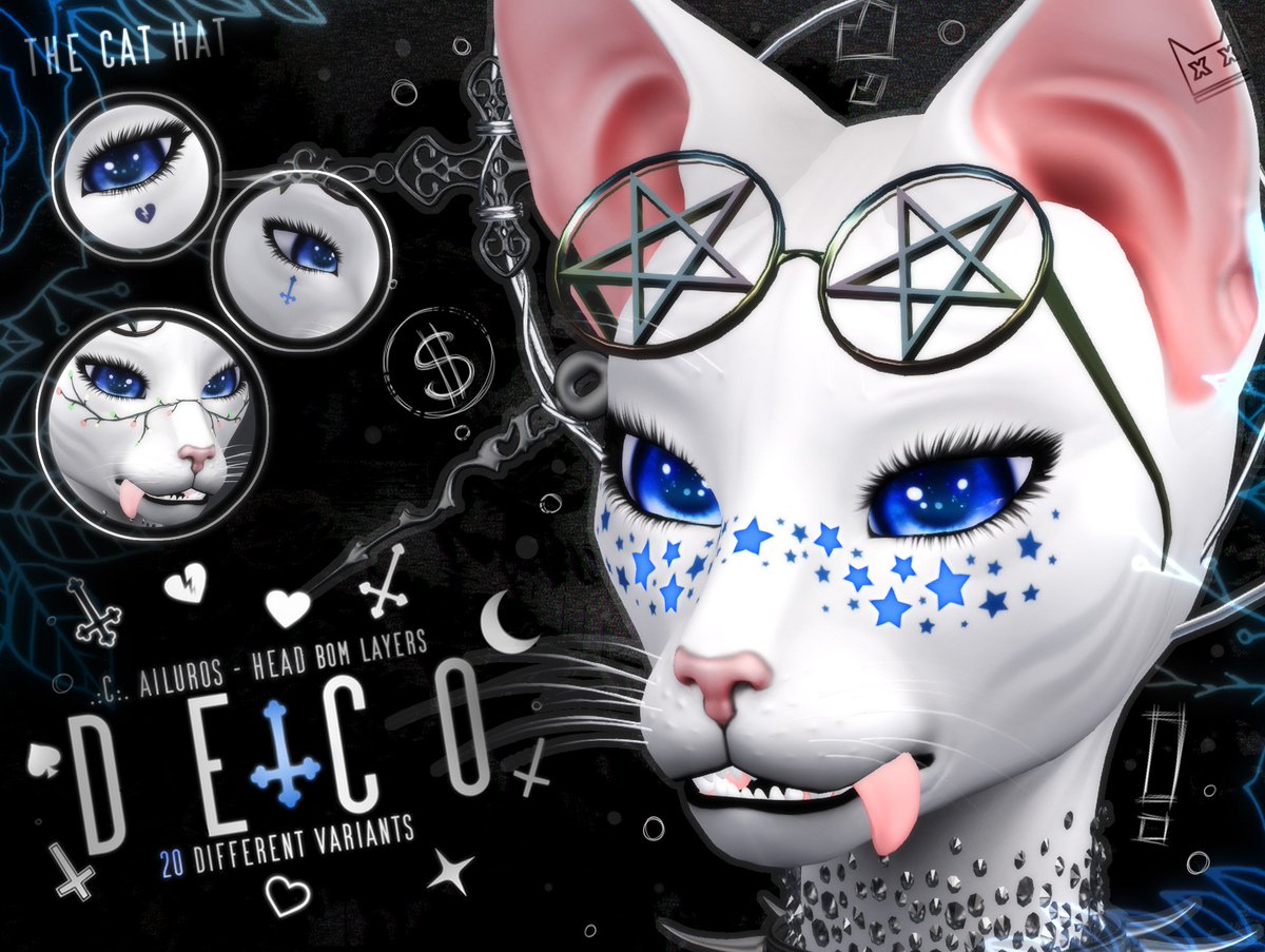 TheCatHat_SL's tweet photo. Furtopia is open for the Public!

💙Grab your exclusive💙
DECO - for alluros head 

Along side some discounts and a small little gift (glare eyepack)

Taxi: https://t.co/x6JnujpIVC

[x] #SecondLife #furrysl #slfurry #tchsl https://t.co/81llhaPdmh