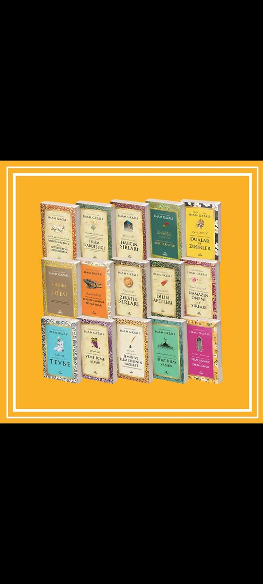 HakikatMuhabiri's tweet photo. 📚 Kitap Çekilişi:
5 Takipçimize  İmam Gazzalinin toplamda 15 kitabını HEDİYE ediyoruz!

👉Kampanyaya Katılmak İçin:
1️⃣ @HakikatMuhabiri hesabını takip etmek. 
2️⃣ Gönderiyi RT FV yapmak.
3️⃣ Yoruma Katıldım yazmak

Not: Sonuçlar 16 aralıkta açıklanacaktır, Şimdiden hayırlı olsun. https://t.co/FBfJmuAwxo