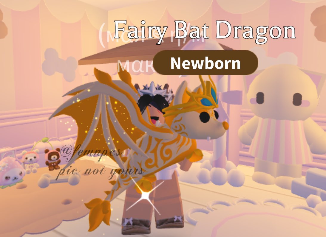femnpcs's tweet image. FAIRY BAT DRAG giveaway ! ^_^

follow me ( turn notifs on )
like &amp;amp; rt 
comment “FAIRY” 

hc : like my pinned 🐾 

୨୧   #adoptme #adoptmegiveaway #adoptmegiveaways #adoptmegw #adoptmegws