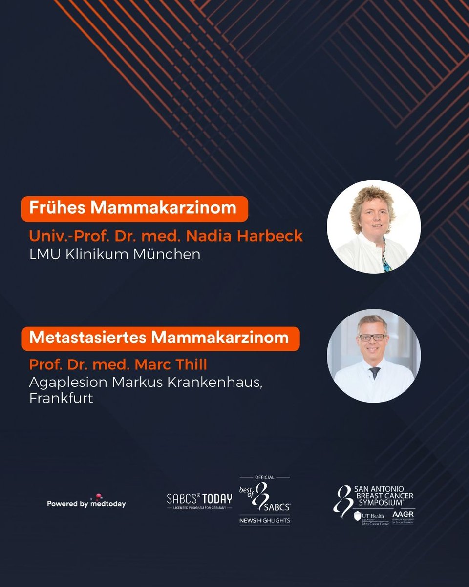 Alle Highlight-Studien vom SABCS 2024 aus San Antonio. Freuen Sie sich auf das Live-CME-Programm am 14. Dezember 2024! #SABCS24