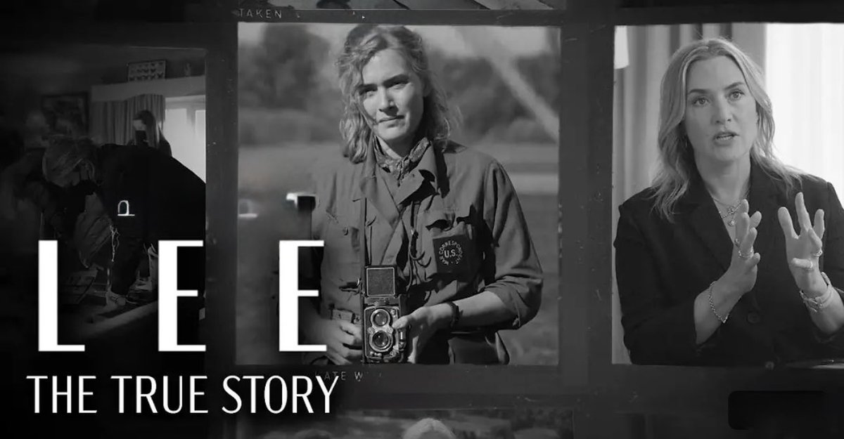 LEE - fantastic movie about a remarkable woman - Lee Miller. 
Ex-Vogue model, became a WW11  photographer.
Kate Winslet narrating the extraordinary life of Lee, in link below. 
 
HistoryTalks: The Life of Lee Miller, Narrated by Kate Winslet youtu.be/Q1d8ETTWinE?si… via <a href="/YouTube/">YouTube</a>
