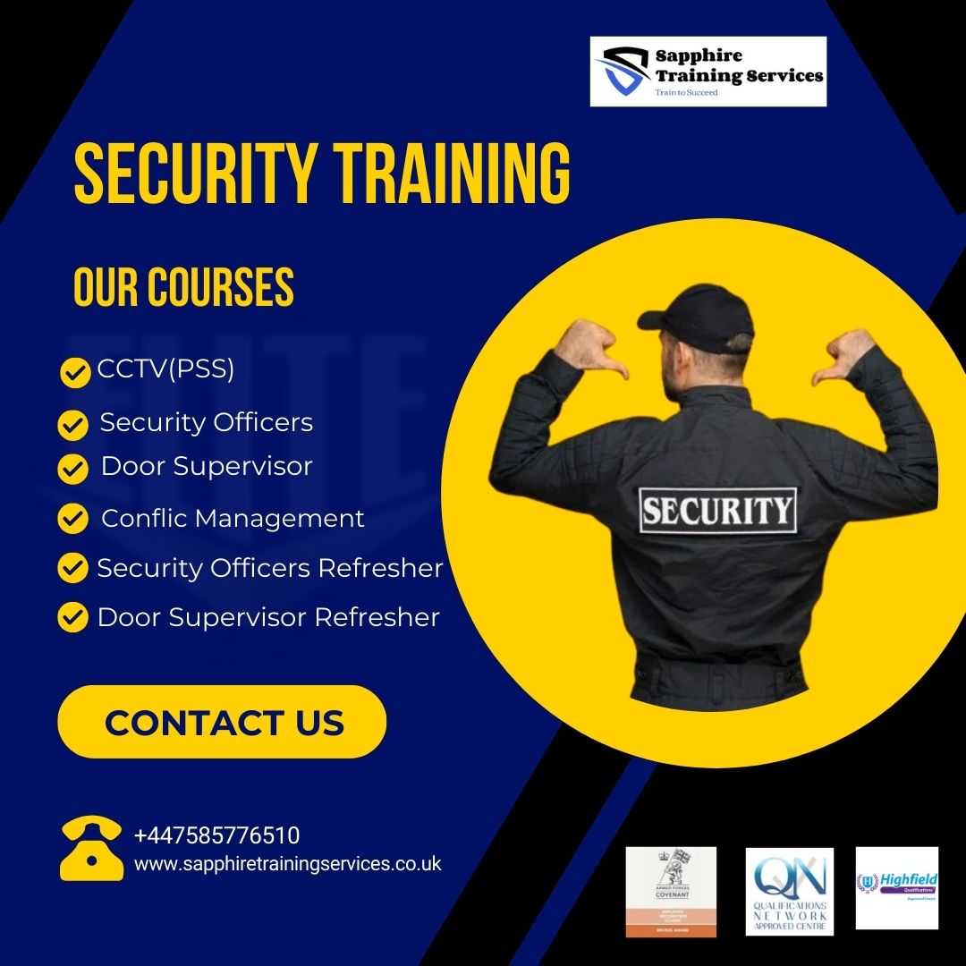 sapphirecouk's tweet image. 🎓 Sapphire Training Services Limited - Your Gateway to Top Security Training!

💡 𝗪𝗵𝘆 𝗖𝗵𝗼𝗼𝘀𝗲 𝗨𝘀
Expert trainers
Practical, hands-on learning
Flexible schedules
,
🚀 Your career in security starts here!
,
📞 Call us now: +44 7585 776510

#SecurityTraining #CCTVOperator